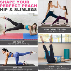 3-Pack Ankle Resistance Bands, Ankle Bands for Working Out with Cuffs