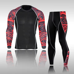 Gym New Men's Compression Set Running Tights Workout Fitness Kit