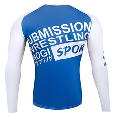 Men Compression Long Sleeve T Shirt Men Sportswear Gym Fitness Clothing