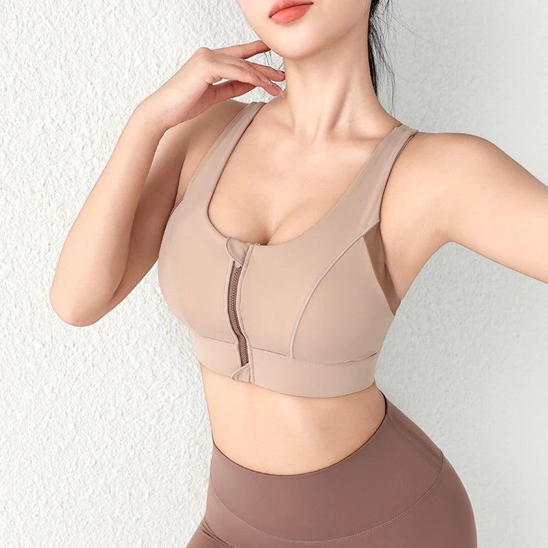 Summer One-Piece High-Strength Shock-Proof Sports Underwear Front Yogo