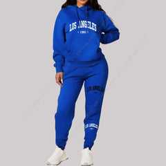 Women Sets Hoodies Pants 2 Piece Outfits Aesthetic Sportswear Sweatsuit