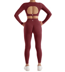 Yoga Suit Women Sports Set Quick-Drying Gym Set Tracksuit Running
