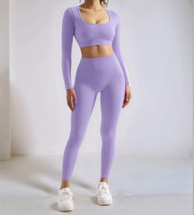 Yoga Suit Women Sports Set Quick-Drying Gym Set Tracksuit Running