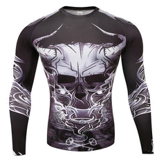 Men Compression Long Sleeve T Shirt Men Sportswear Gym Fitness Clothing