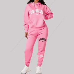 Women Sets Hoodies Pants 2 Piece Outfits Aesthetic Sportswear Sweatsuit