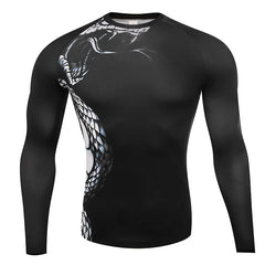 Men Compression Long Sleeve T Shirt Men Sportswear Gym Fitness Clothing