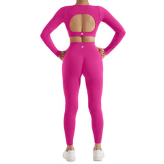 Yoga Suit Women Sports Set Quick-Drying Gym Set Tracksuit Running