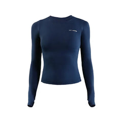 Women's Long Sleeve Top Yoga Shirts Running T-Shirt Workout Fitness Gym