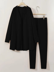 Plus Size Women's Fashionable Casual New Long-Sleeved Suit
