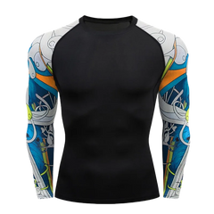 Cody Lundin Men's Compression Gym Wear Swim T Shirt Men Gym Wear