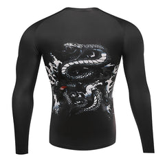 Men Compression Long Sleeve T Shirt Men Sportswear Gym Fitness Clothing