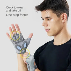 1 Pair Gym Body Building Training Fitness Gloves Sports Weight Lifting Exercise