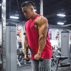 Mens Cotton Bodybuilding Undershirt Tank Tops Gym Fitness Sleeveless Shirt