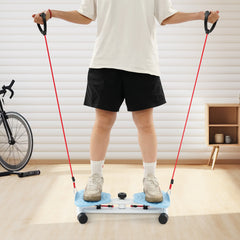 Two-Pedal Design Waist Exercise Twist Board(Blue) for