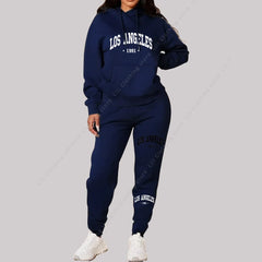 Women Sets Hoodies Pants 2 Piece Outfits Aesthetic Sportswear Sweatsuit