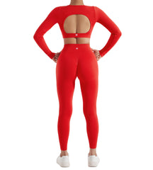 Yoga Suit Women Sports Set Quick-Drying Gym Set Tracksuit Running