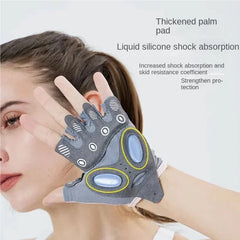 1 Pair Gym Body Building Training Fitness Gloves Sports Weight Lifting Exercise