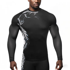 Men Compression Long Sleeve T Shirt Men Sportswear Gym Fitness Clothing