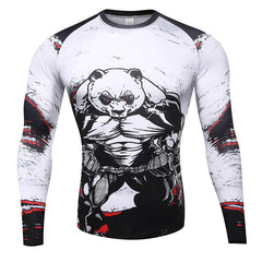 Men Compression Long Sleeve T Shirt Men Sportswear Gym Fitness Clothing
