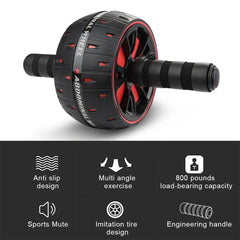 Abs Workout Ab Roller No Noise Home Gym Roller Abdominal Training Sports