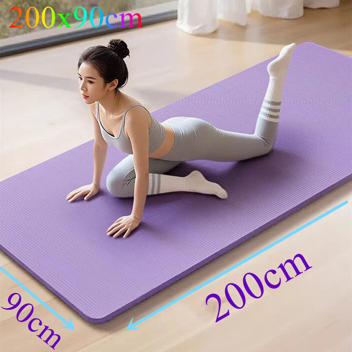 Widening By 90cm Yoga Mat Length 200cm Moisture-proof Outdoor Mat
