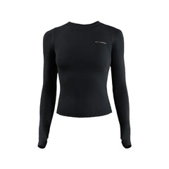 Women's Long Sleeve Top Yoga Shirts Running T-Shirt Workout Fitness Gym