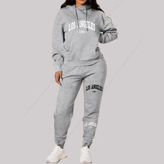 Women Sets Hoodies Pants 2 Piece Outfits Aesthetic Sportswear Sweatsuit