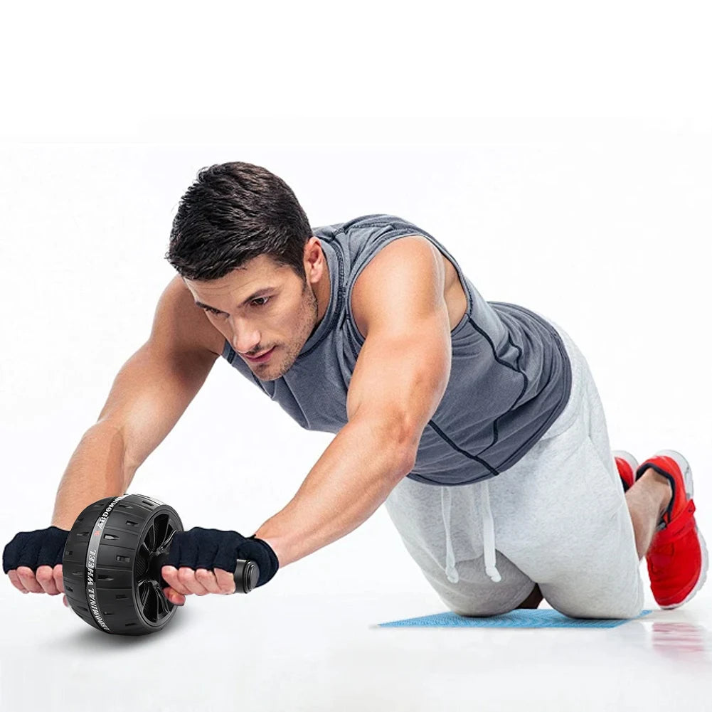 Abs Workout Ab Roller No Noise Home Gym Roller Abdominal Training Sports