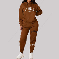 Women Sets Hoodies Pants 2 Piece Outfits Aesthetic Sportswear Sweatsuit