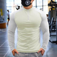 New Men Running Sportswear Fitness Long-Sleeved Thick Cycling Jersey