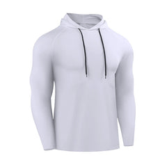 Running Long Sleeve T Shirt Men Sportswear Hooded T-shirt