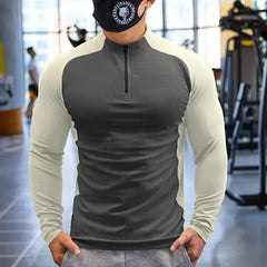 New Men Running Sportswear Fitness Long-Sleeved Thick Cycling Jersey
