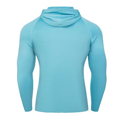Running Long Sleeve T Shirt Men Sportswear Hooded T-shirt