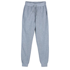 Men's Casual Sweatpants Fleece Sports Pants Unisex Fashion Solid Trousers