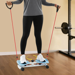 Two-Pedal Design Waist Exercise Twist Board(Blue) for