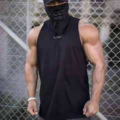 Men's Brand Summer Gym Cotton Tank Top Sleeveless Shirt Man Clothing