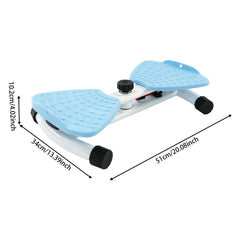 Two-Pedal Design Waist Exercise Twist Board(Blue) for