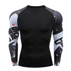 Cody Lundin Men's Compression Gym Wear Swim T Shirt Men Gym Wear