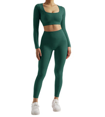 Yoga Suit Women Sports Set Quick-Drying Gym Set Tracksuit Running
