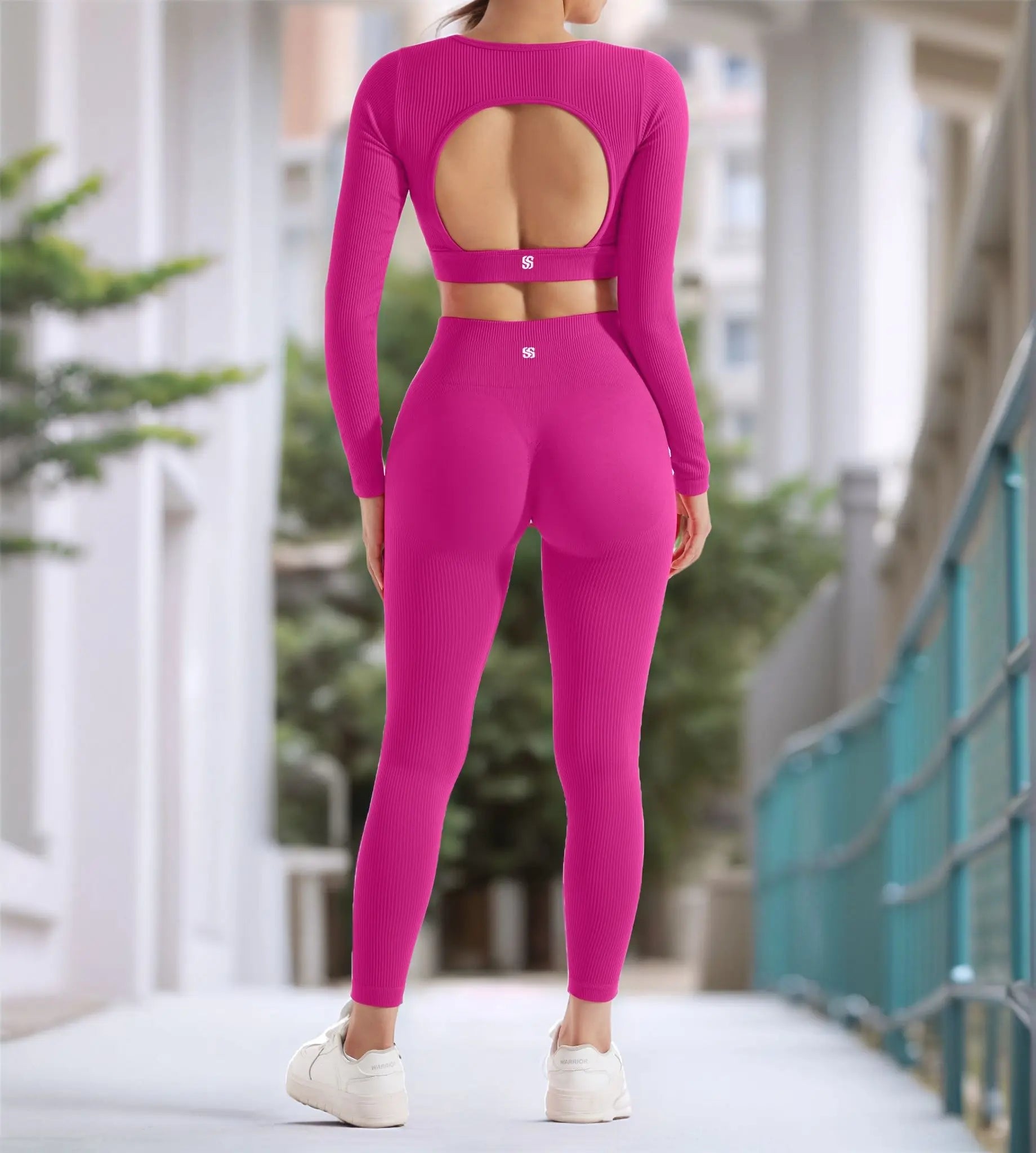 Yoga Suit Women Sports Set Quick-Drying Gym Set Tracksuit Running