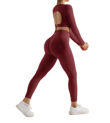 Yoga Suit Women Sports Set Quick-Drying Gym Set Tracksuit Running