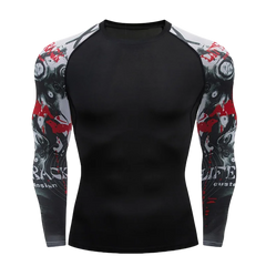 Cody Lundin Men's Compression Gym Wear Swim T Shirt Men Gym Wear